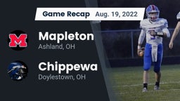 Recap: Mapleton  vs. Chippewa  2022
