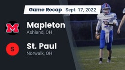 Recap: Mapleton  vs. St. Paul  2022