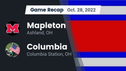 Recap: Mapleton  vs. Columbia  2022