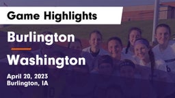 Burlington  vs Washington  Game Highlights - April 20, 2023