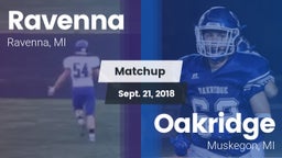 Matchup: Ravenna vs. Oakridge  2018