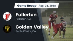 Recap: Fullerton  vs. Golden Valley  2018