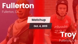 Matchup: Fullerton vs. Troy  2019