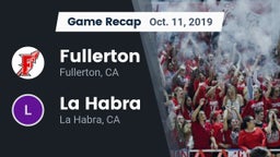 Recap: Fullerton  vs. La Habra  2019