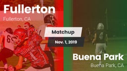 Matchup: Fullerton vs. Buena Park  2019