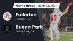 Recap: Fullerton  vs. Buena Park  2021