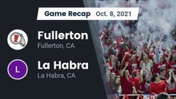 Recap: Fullerton  vs. La Habra  2021