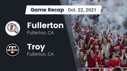 Recap: Fullerton  vs. Troy  2021