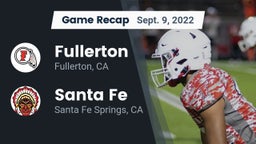 Recap: Fullerton  vs. Santa Fe  2022
