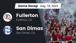 Recap: Fullerton  vs. San Dimas  2023