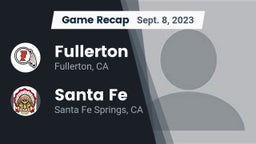 Recap: Fullerton  vs. Santa Fe  2023