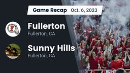 Recap: Fullerton  vs. Sunny Hills  2023