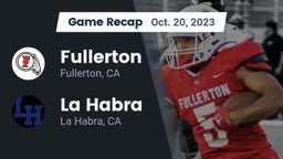 Recap: Fullerton  vs. La Habra  2023