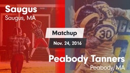 Matchup: Saugus vs. Peabody Tanners 2016