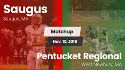Matchup: Saugus vs. Pentucket Regional  2018