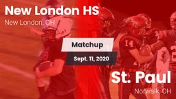 Matchup: New London HS vs. St. Paul  2020