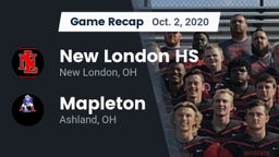 Recap: New London HS vs. Mapleton  2020