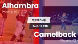 Matchup: Alhambra vs. Camelback  2017