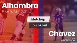 Matchup: Alhambra vs. Chavez  2018