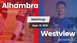 Matchup: Alhambra vs. Westview  2019