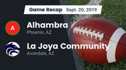 Recap: Alhambra  vs. La Joya Community  2019