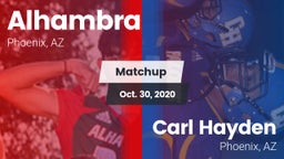 Matchup: Alhambra vs. Carl Hayden  2020