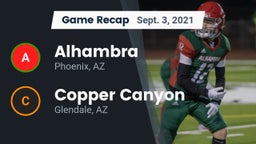 Recap: Alhambra  vs. Copper Canyon  2021