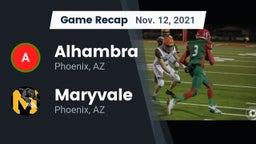 Recap: Alhambra  vs. Maryvale  2021