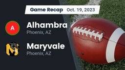 Recap: Alhambra  vs. Maryvale  2023