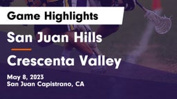 San Juan Hills  vs Crescenta Valley  Game Highlights - May 8, 2023