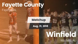 Matchup: Fayette County vs. Winfield  2018