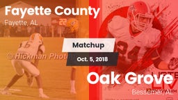 Matchup: Fayette County vs. Oak Grove  2018