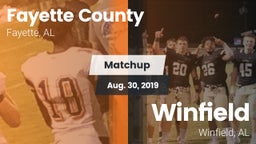 Matchup: Fayette County vs. Winfield  2019