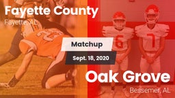 Matchup: Fayette County vs. Oak Grove  2020