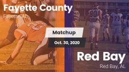 Matchup: Fayette County vs. Red Bay  2020