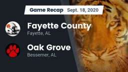 Recap: Fayette County  vs. Oak Grove  2020