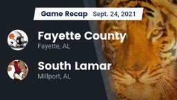 Recap: Fayette County  vs. South Lamar  2021