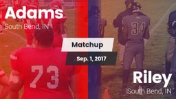 Matchup: Adams vs. Riley  2017