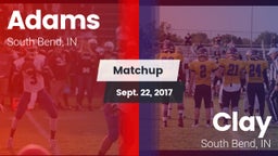 Matchup: Adams vs. Clay  2017