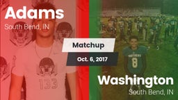Matchup: Adams vs. Washington  2017