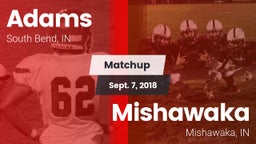 Matchup: Adams vs. Mishawaka  2018