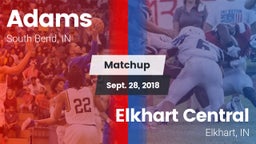 Matchup: Adams vs. Elkhart Central  2018