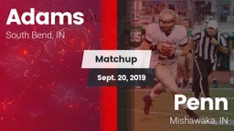 Matchup: Adams vs. Penn  2019