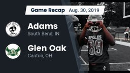 Recap: Adams  vs. Glen Oak  2019
