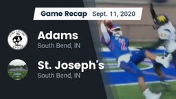 Recap: Adams  vs. St. Joseph's  2020
