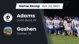 Recap: Adams  vs. Goshen  2021