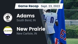 Recap: Adams  vs. New Prairie  2022