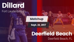 Matchup: Dillard vs. Deerfield Beach  2017