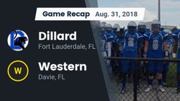 Recap: Dillard  vs. Western  2018
