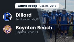 Recap: Dillard  vs. Boynton Beach  2018